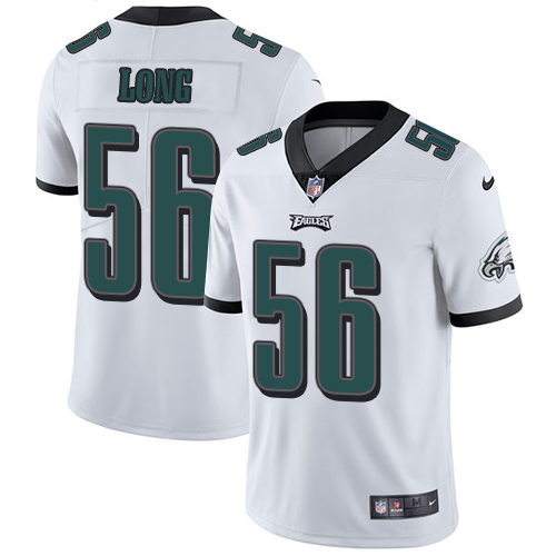 Nike Eagles #56 Chris Long White Men's Stitched NFL Vapor Untouchable Limited Jersey - Click Image to Close